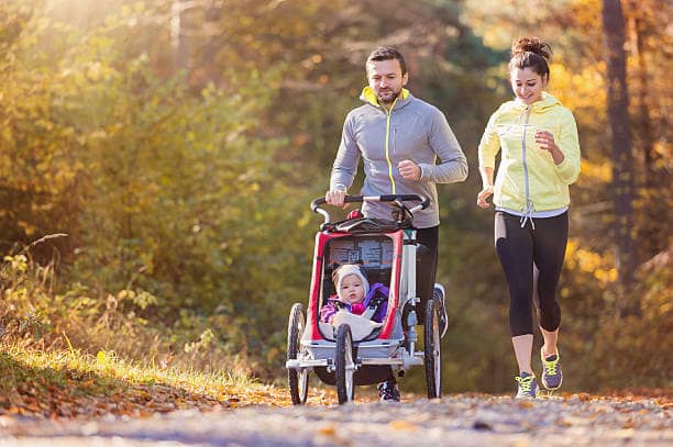 How many more calories running with Stroller
